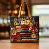 Mala Artesanal - Floral e Livros