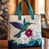 Mala Artesanal - Colibri e Flor Branca