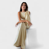 Cloe - Vestido maxi com nó