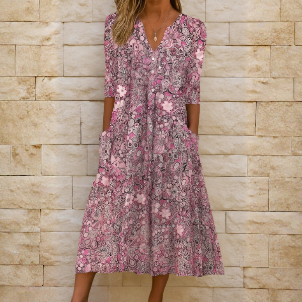 Constança | Vestido de Decote em V