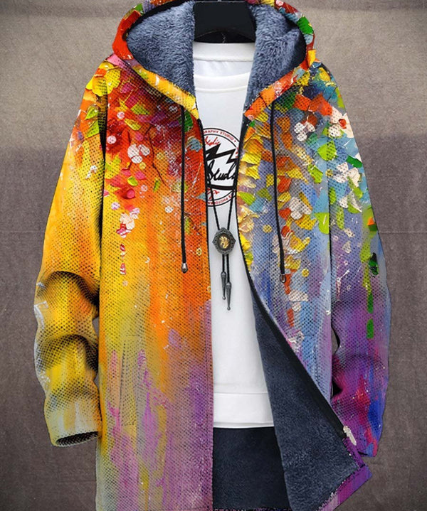 Pola - Cardigan de Luxo Inspirado na Arte