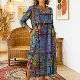 Bruna | Vestido Midi Estampado