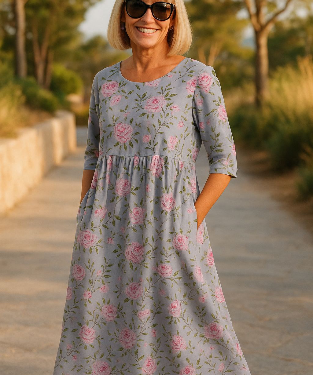 Aurora | Vestido Midi Relaxado