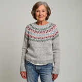 Chelsea | Sweater Vintage de Malha Islandesa