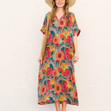Robe Descontraída com Bolsos – Ornella Caftan™
