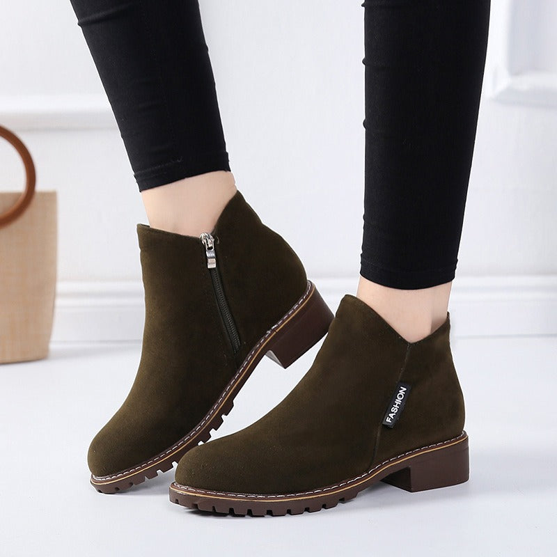Emilia™ | Botas de inverno clássicas com salto baixo