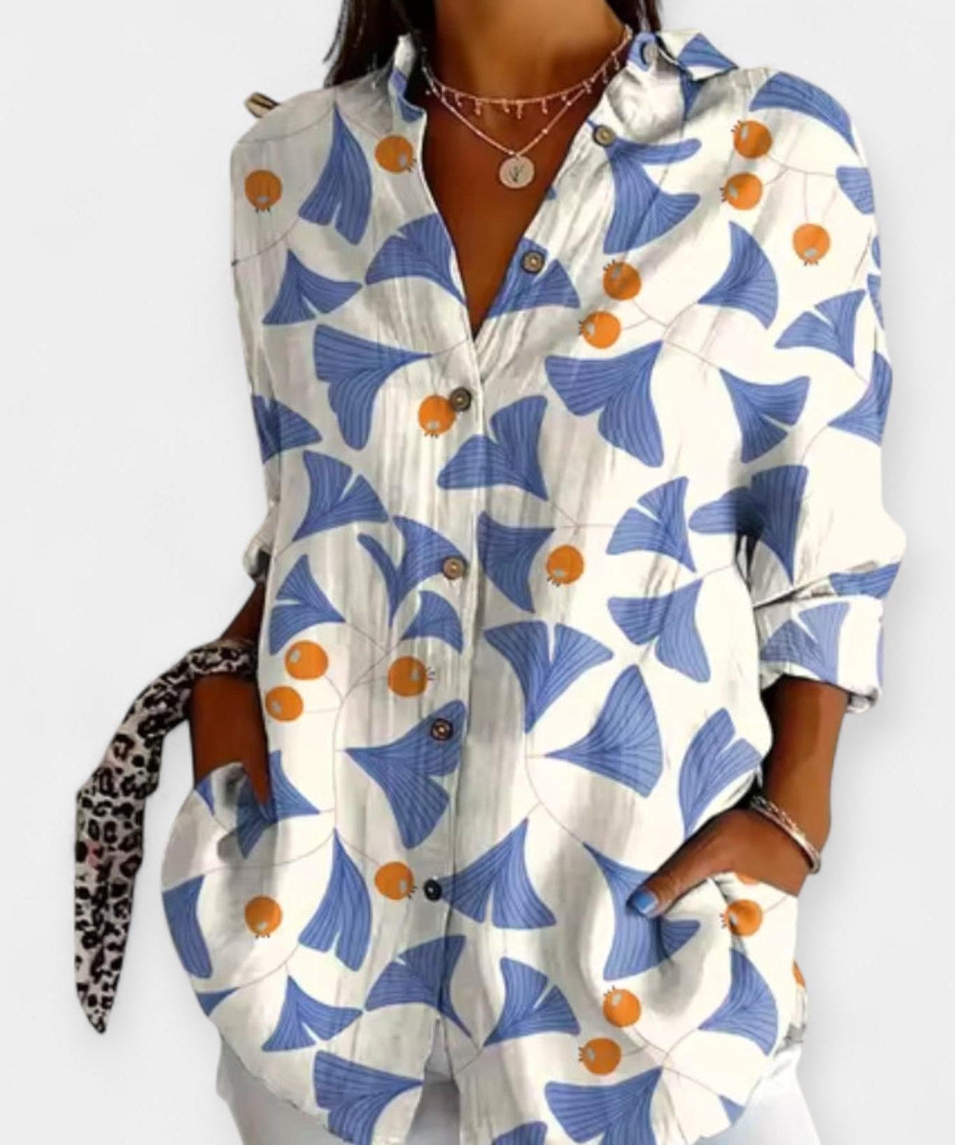 Frida | Camisa com Estampa Floral