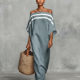 Francisca - Vestido Maxi de Linho Minimalista