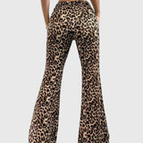 Gitte | Calças Bootcut Leopardo
