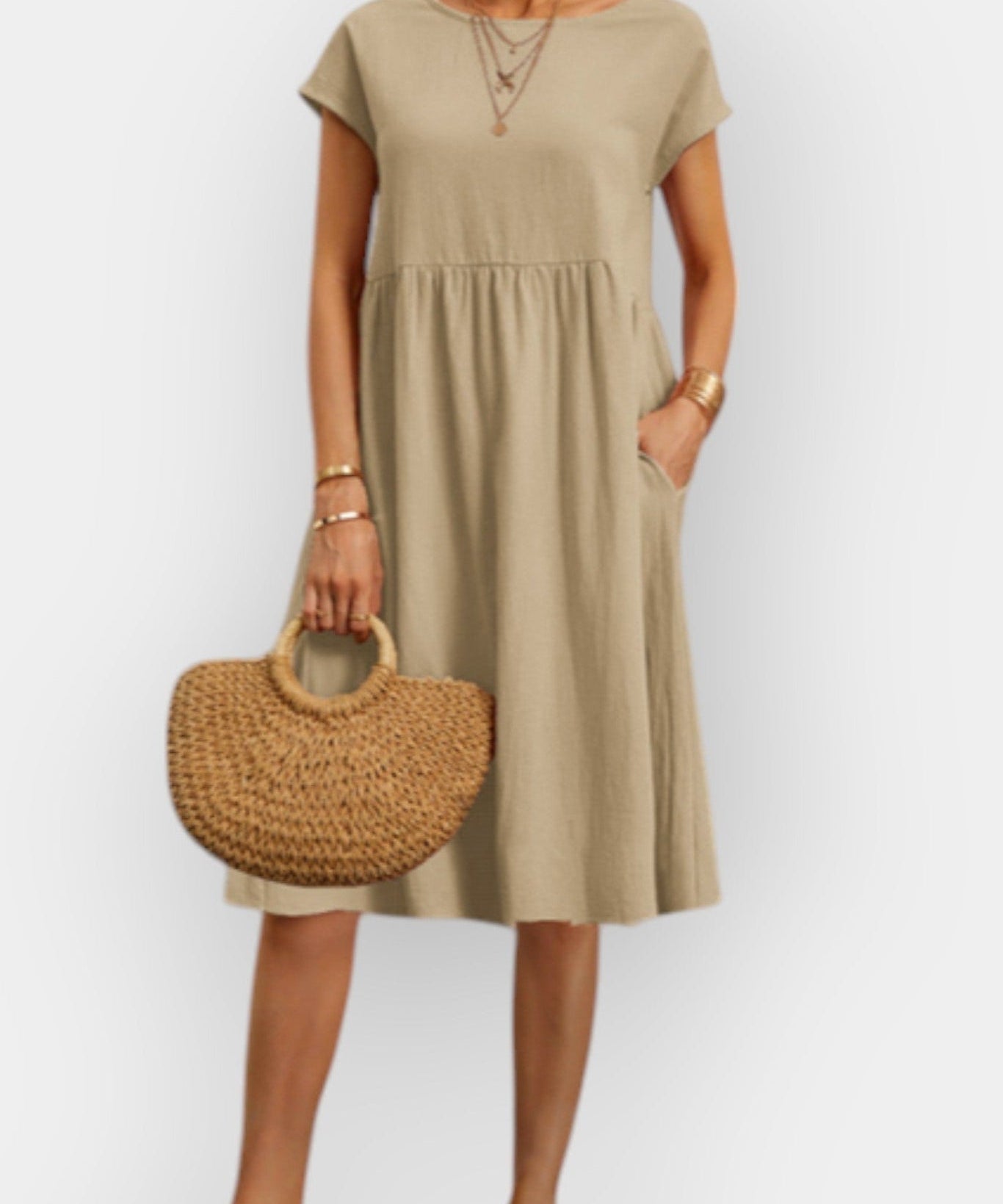 Filipa | Vestido Vintage Midi de Verão