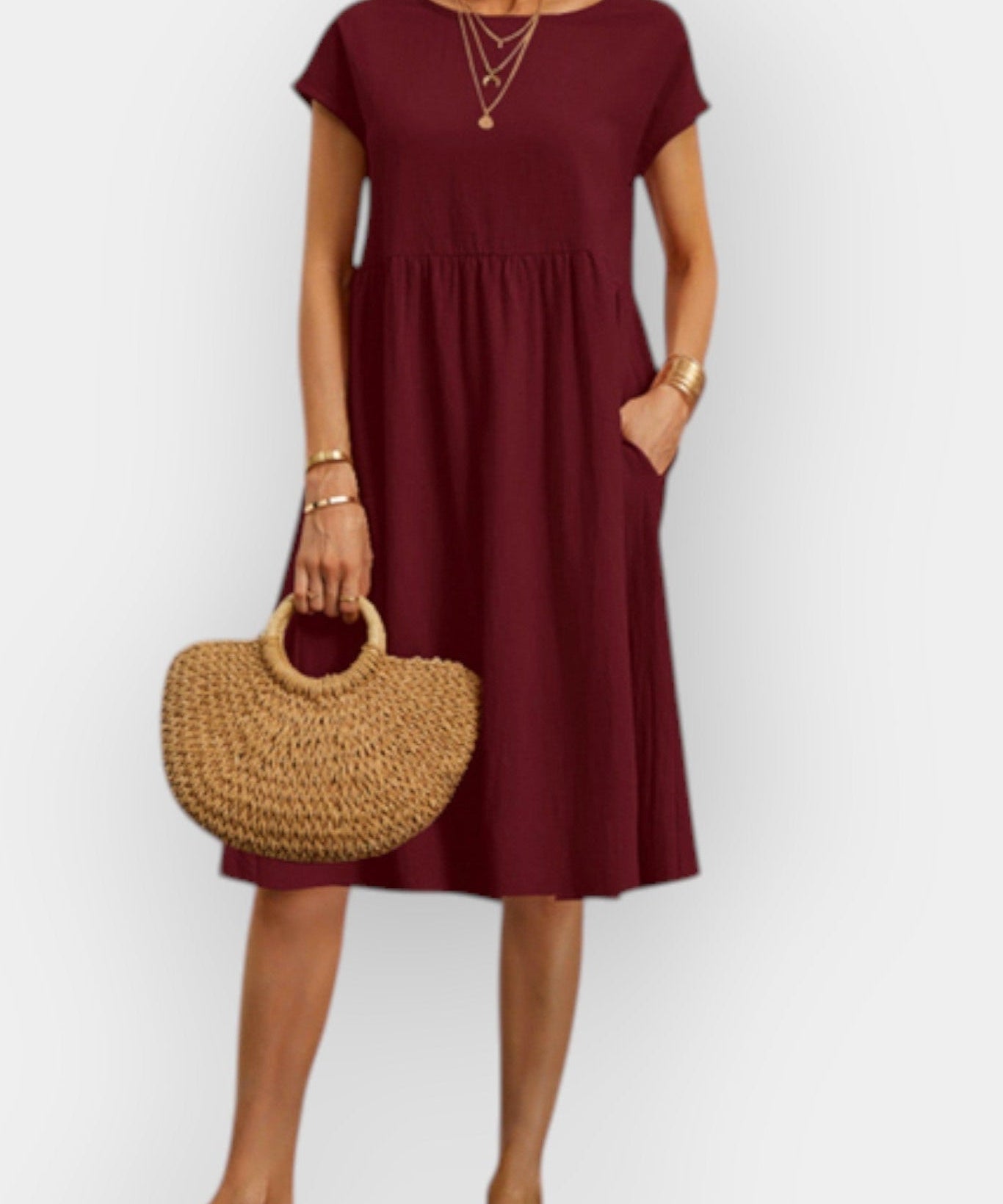 Filipa | Vestido Vintage Midi de Verão