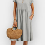 Filipa | Vestido Vintage Midi de Verão