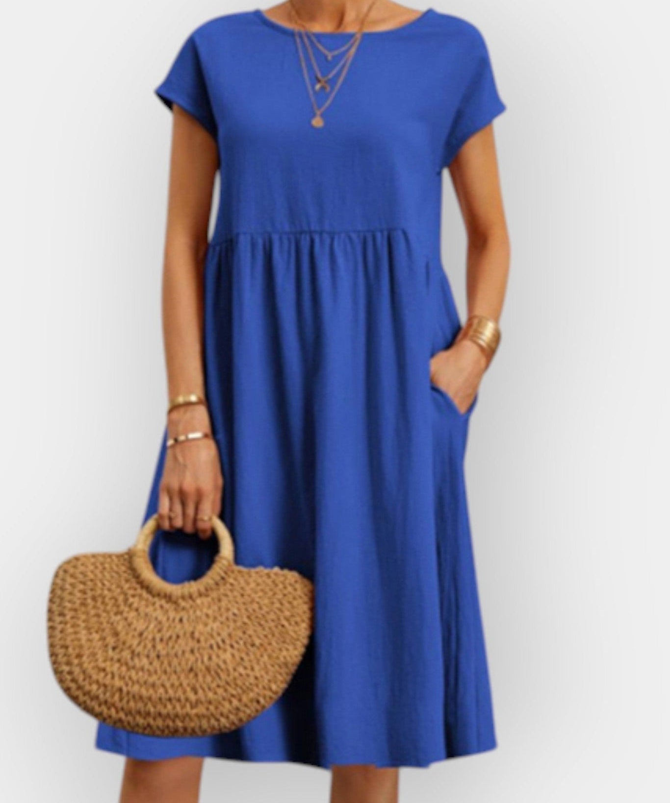 Filipa | Vestido Vintage Midi de Verão