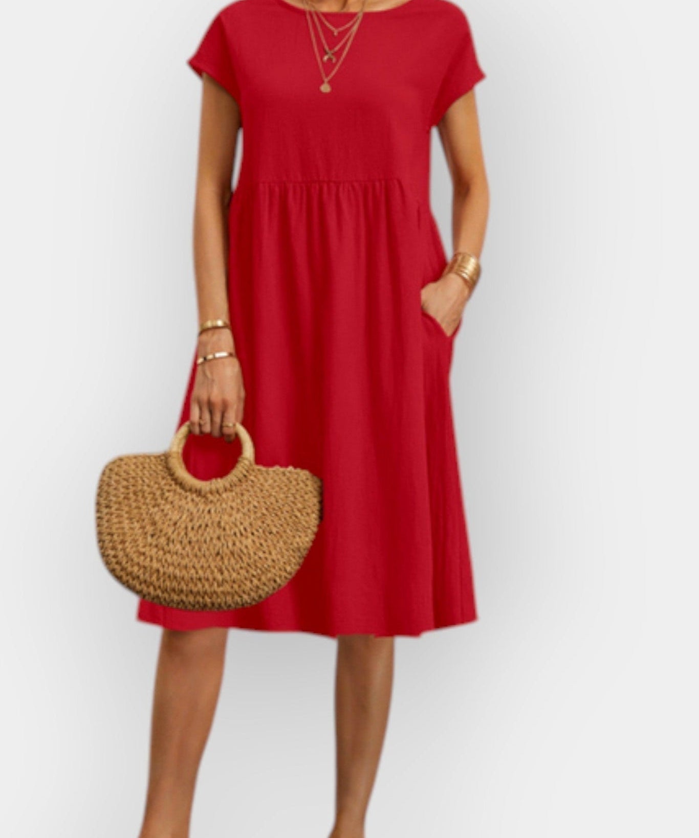 Filipa | Vestido Vintage Midi de Verão