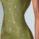 Elara | Vestido Maxi buddel check nog