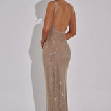 Elara | Vestido Maxi buddel check nog