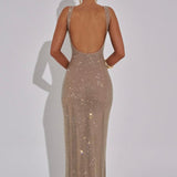 Elara | Vestido Maxi buddel check nog