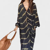 Helena | Vestido Boémio Estampado Mulher