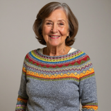 Joanna | Sweater Vintage Islandês de Malha