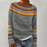 Joanna | Sweater Vintage Islandês de Malha