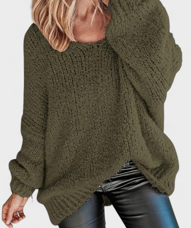 Katrine™ | Pullover leve com gola redonda