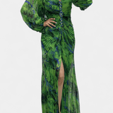 Kirstine | Vestido Maxi Plissado