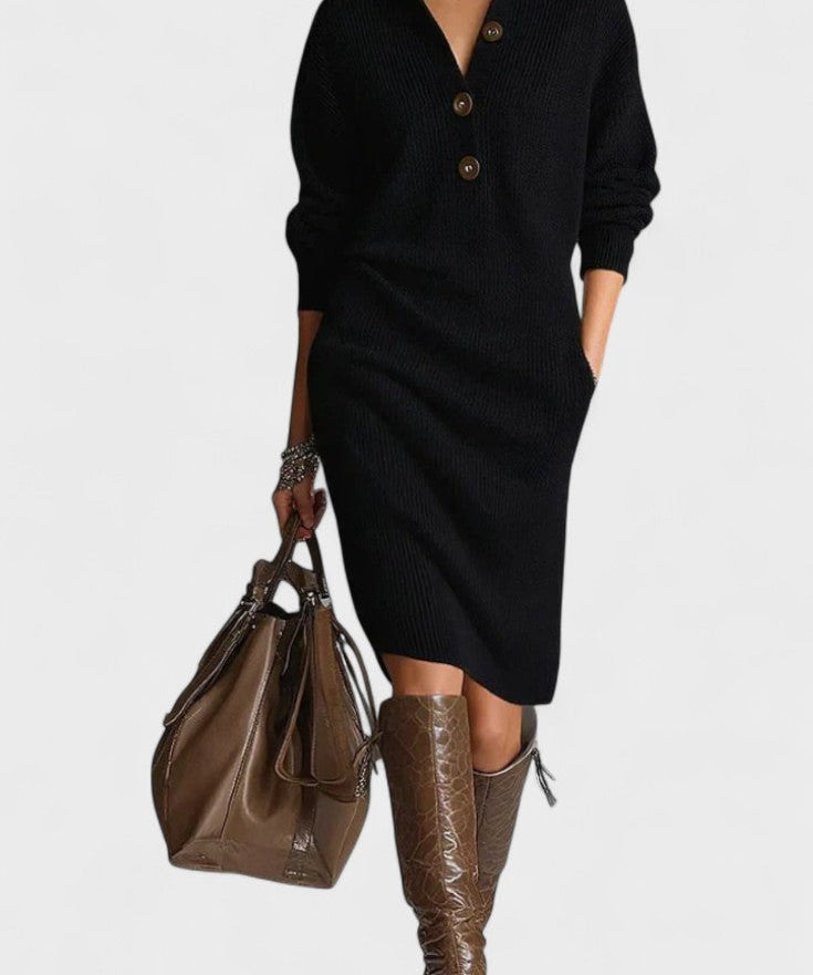 Kornelia™ | Elegante Vestido Tricotado