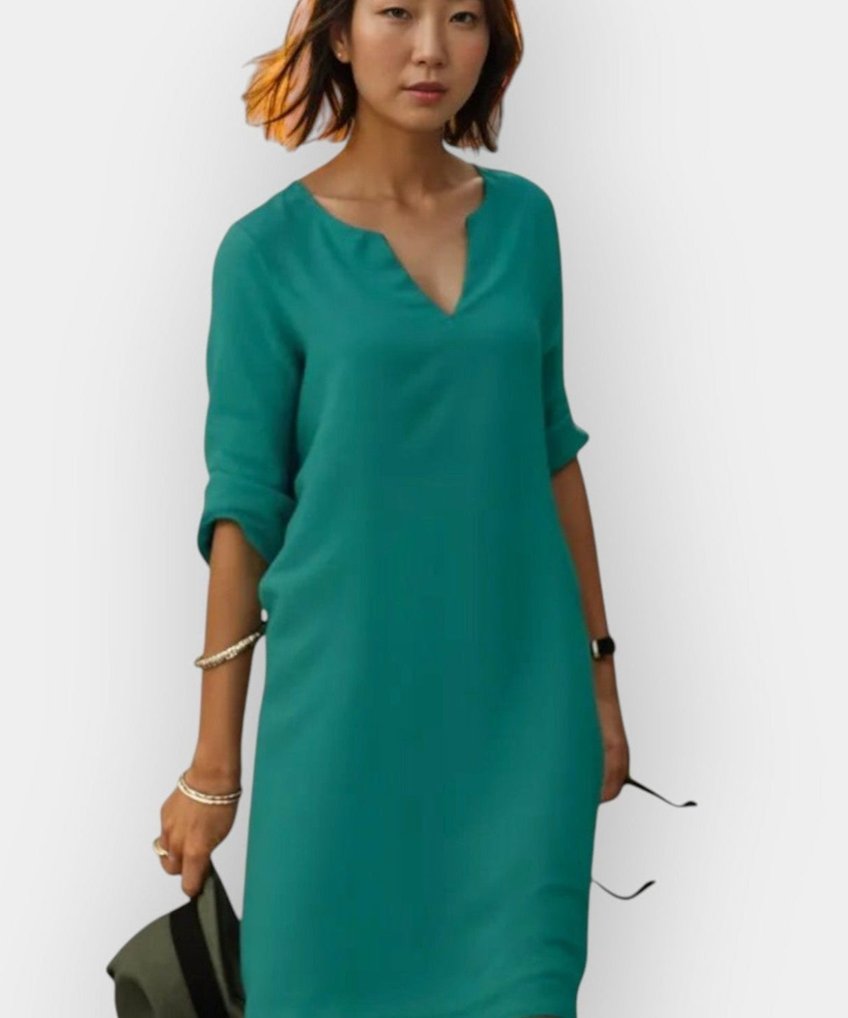 Luísa | Vestido Midi Vermelho de Verão