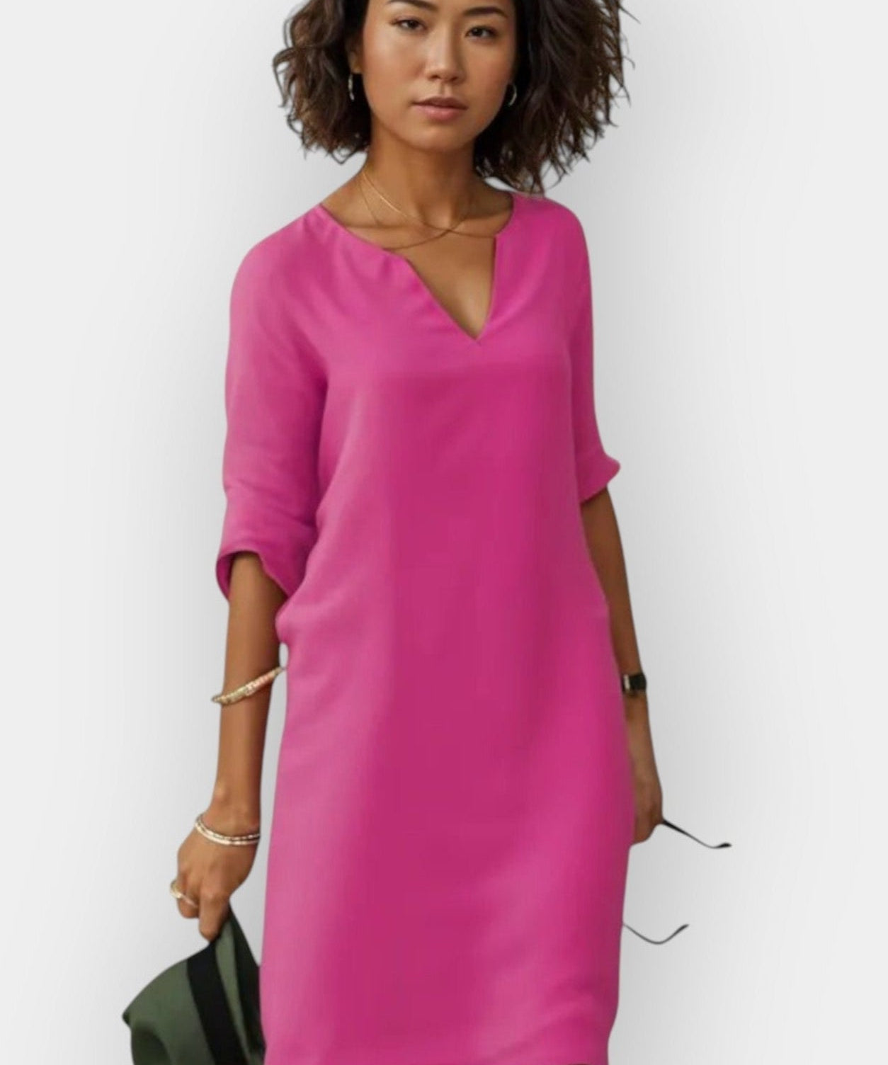 Luísa | Vestido Midi Vermelho de Verão