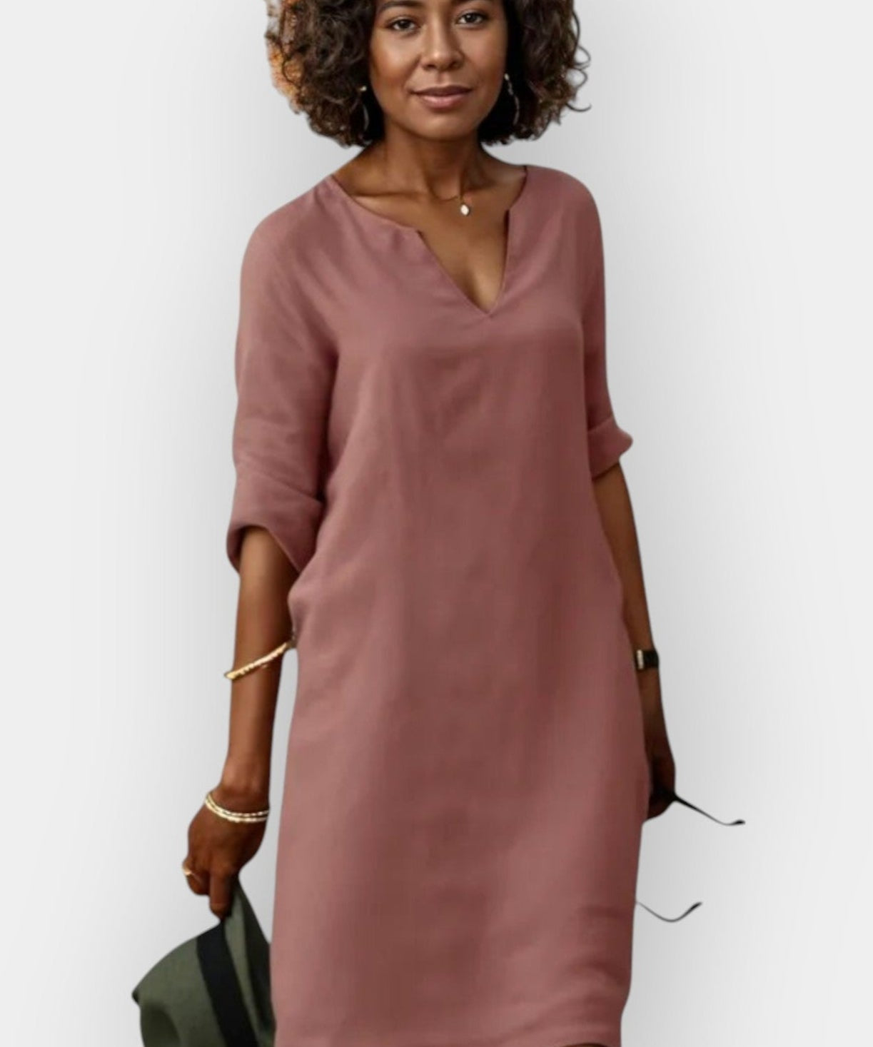 Luísa | Vestido Midi Vermelho de Verão