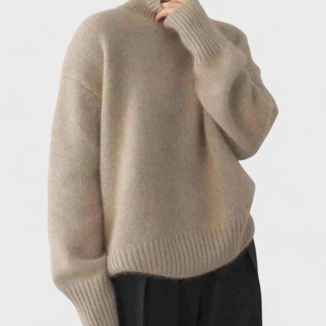 Edith | Pullover de Cashmere de Gola Alta