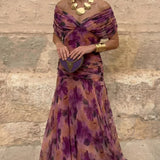 Hendrika | Vestido de Noite Cor-de-Coral