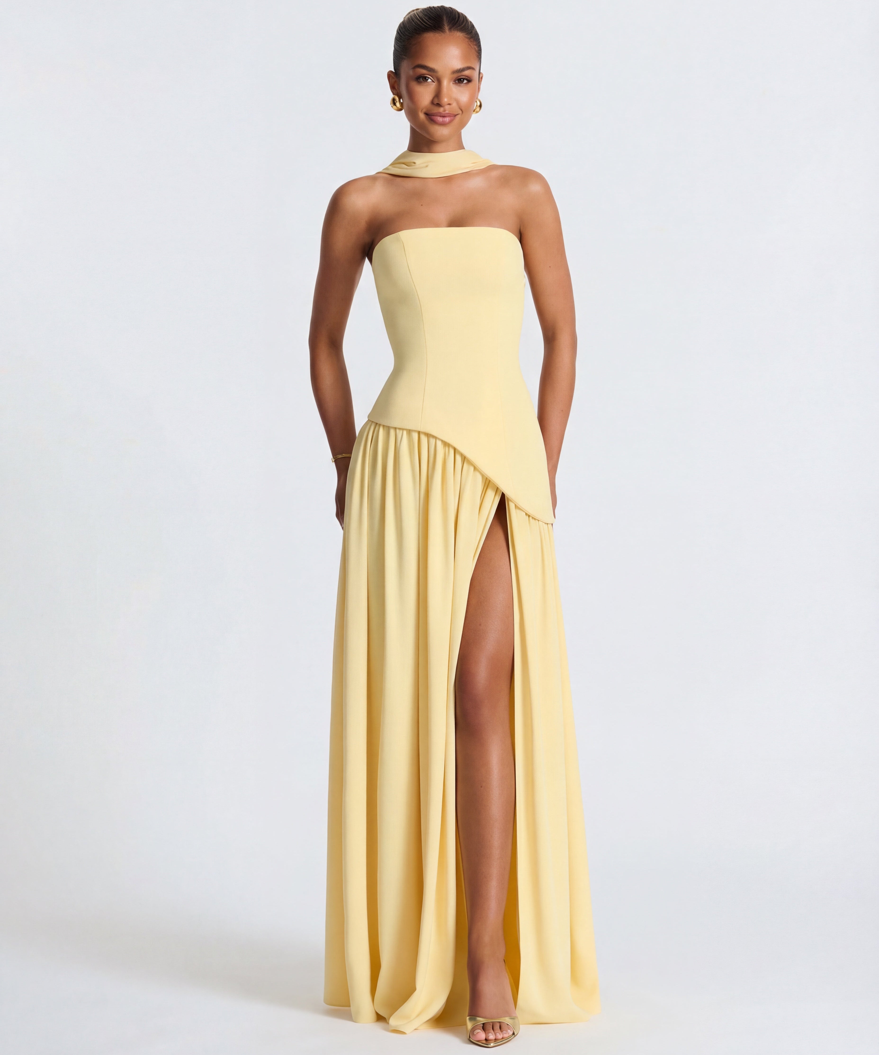 Aveline | Vestido Maxi Sem Alças