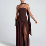 Aveline | Vestido Maxi Sem Alças
