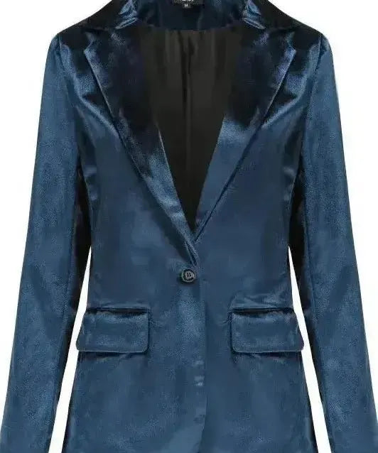 Marie | Blazer de veludo