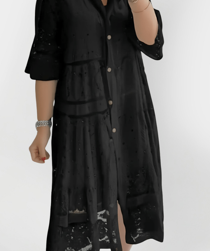 Micaela | Blusa de Renda Rosa Primavera