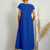 HEIKE | VESTIDO MIDI FLUIDO DE ELEGÂNCIA ATEMPORAL