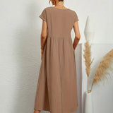 HEIKE | VESTIDO MIDI FLUIDO DE ELEGÂNCIA ATEMPORAL