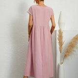 HEIKE | VESTIDO MIDI FLUIDO DE ELEGÂNCIA ATEMPORAL