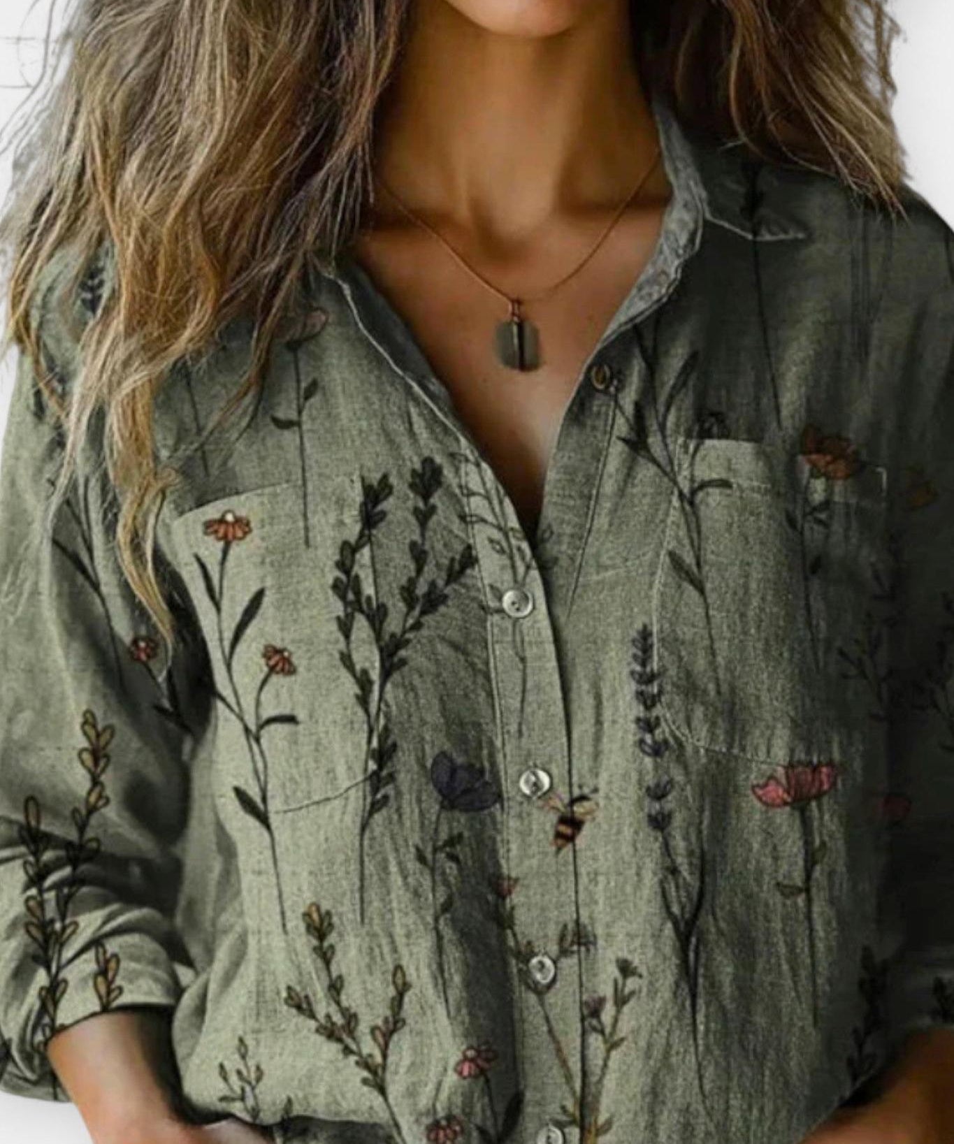 Mille | Blusa vintage com padrão