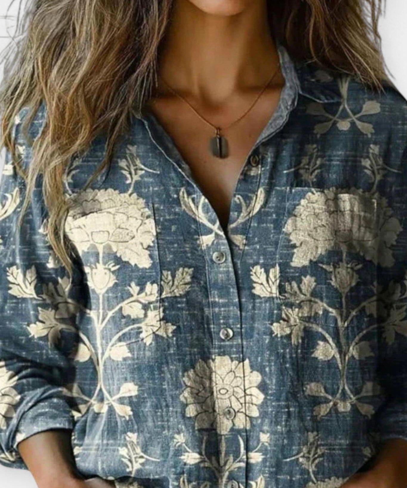 Mille | Blusa vintage com padrão