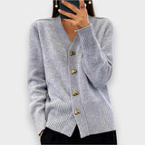 Armelle | Cardigan Elegante com Botões em Forma de Coração