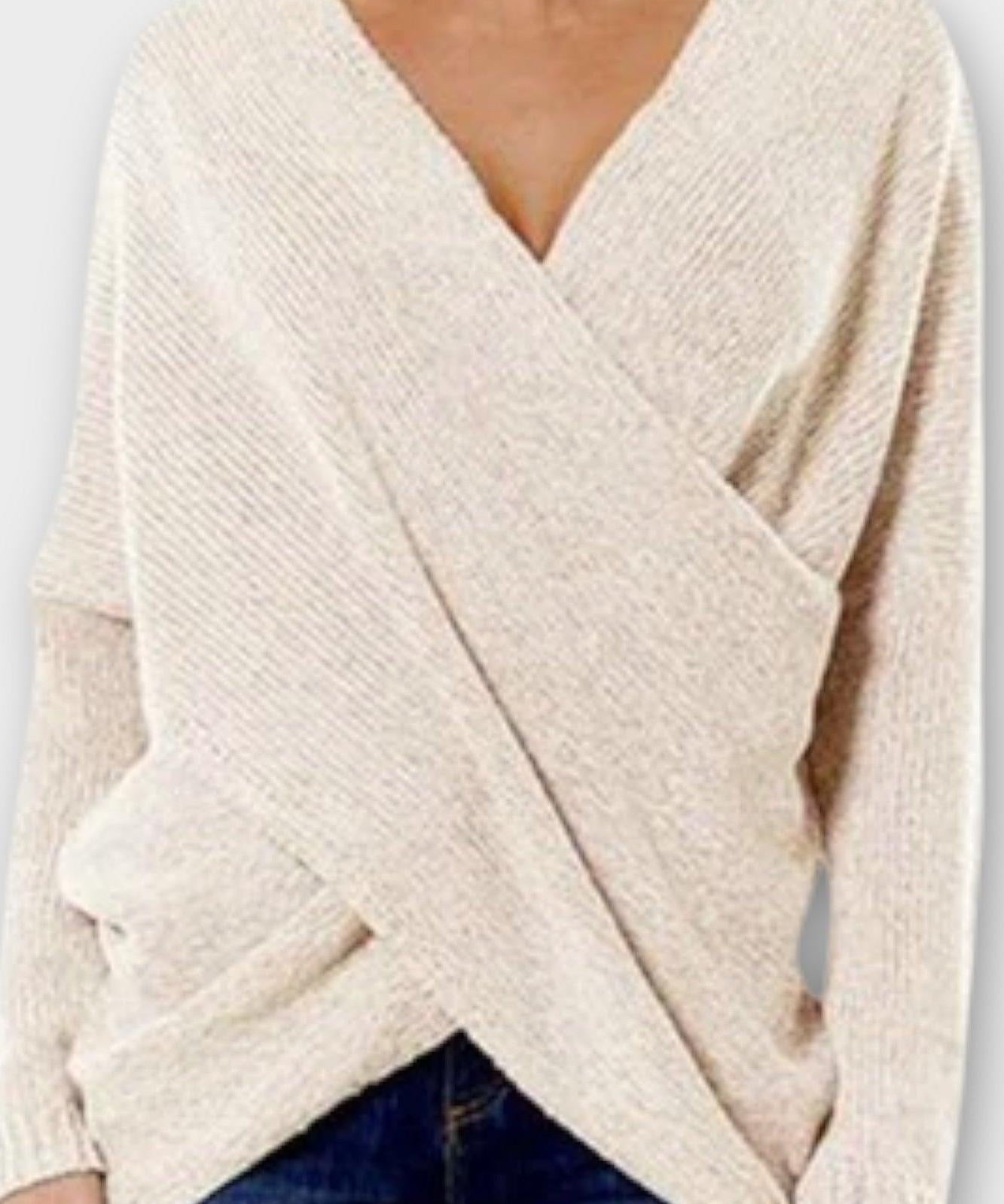 Olivia | Pullover de decote em V