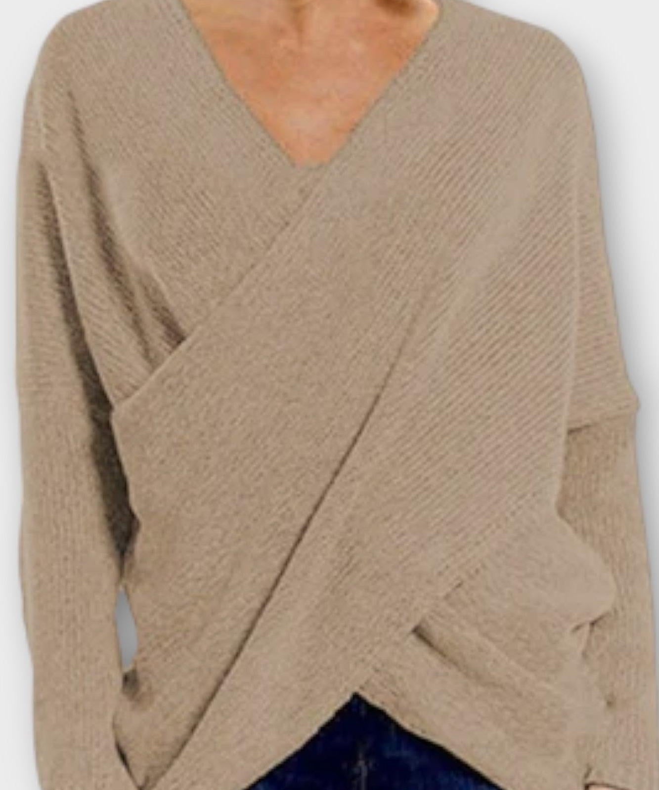 Olivia | Pullover de decote em V