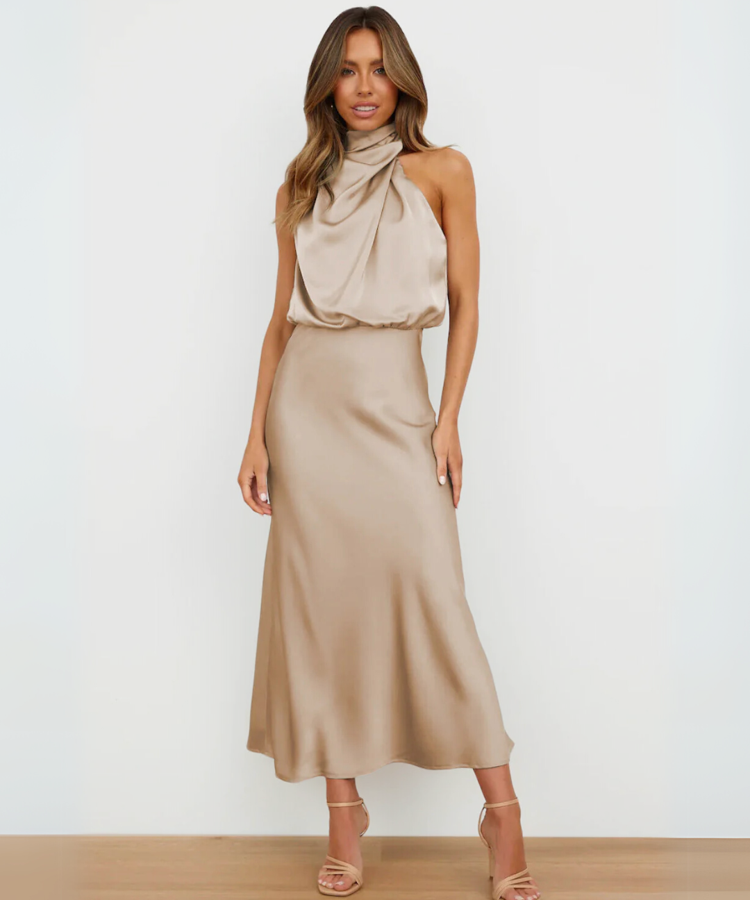 Maud™ | Vestido Sahara Drapado