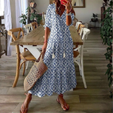 Luna | Vestido Midi de Estilo Boho Sem Esforço