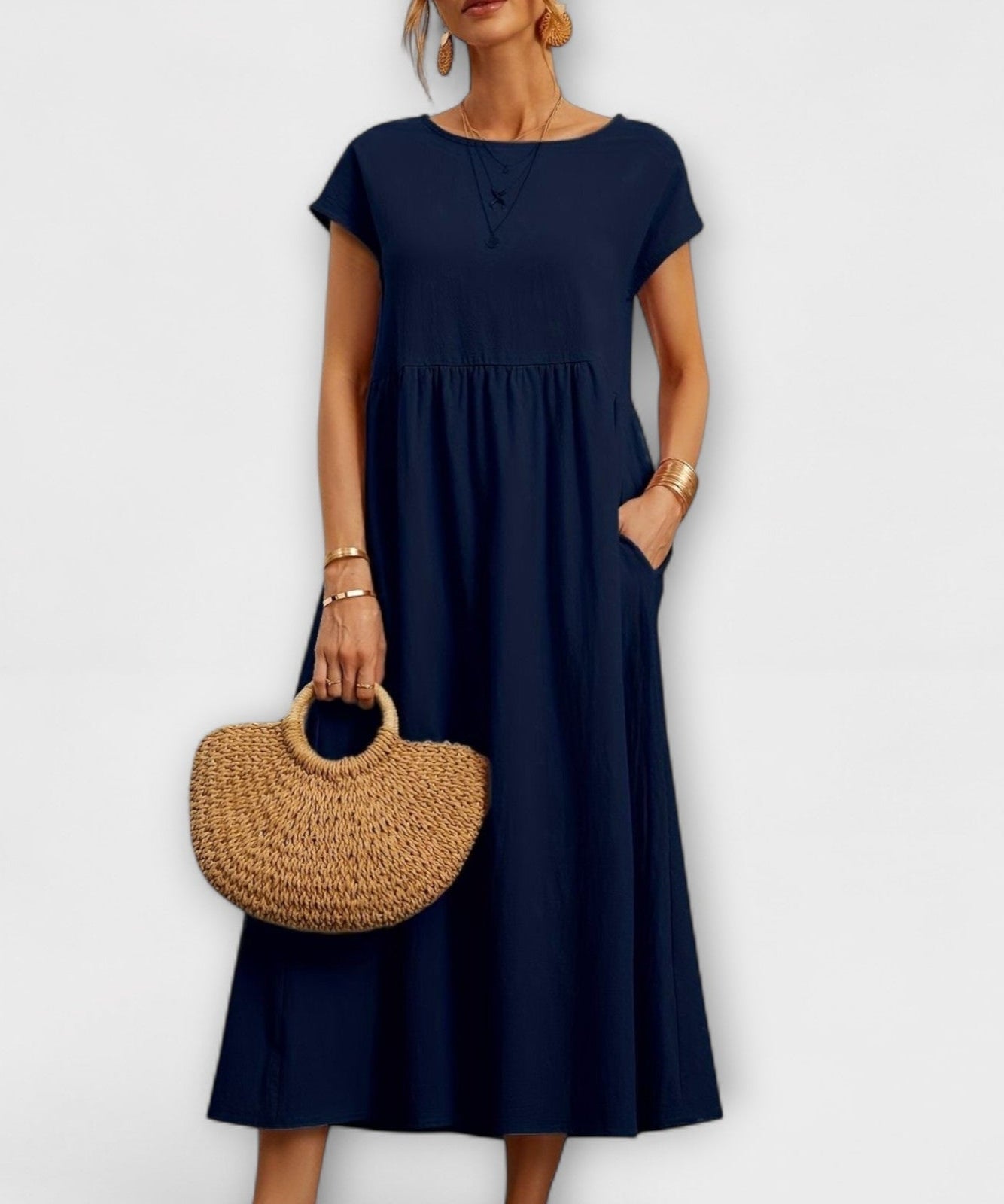 Paula | Vestido de Verão com Bolsos