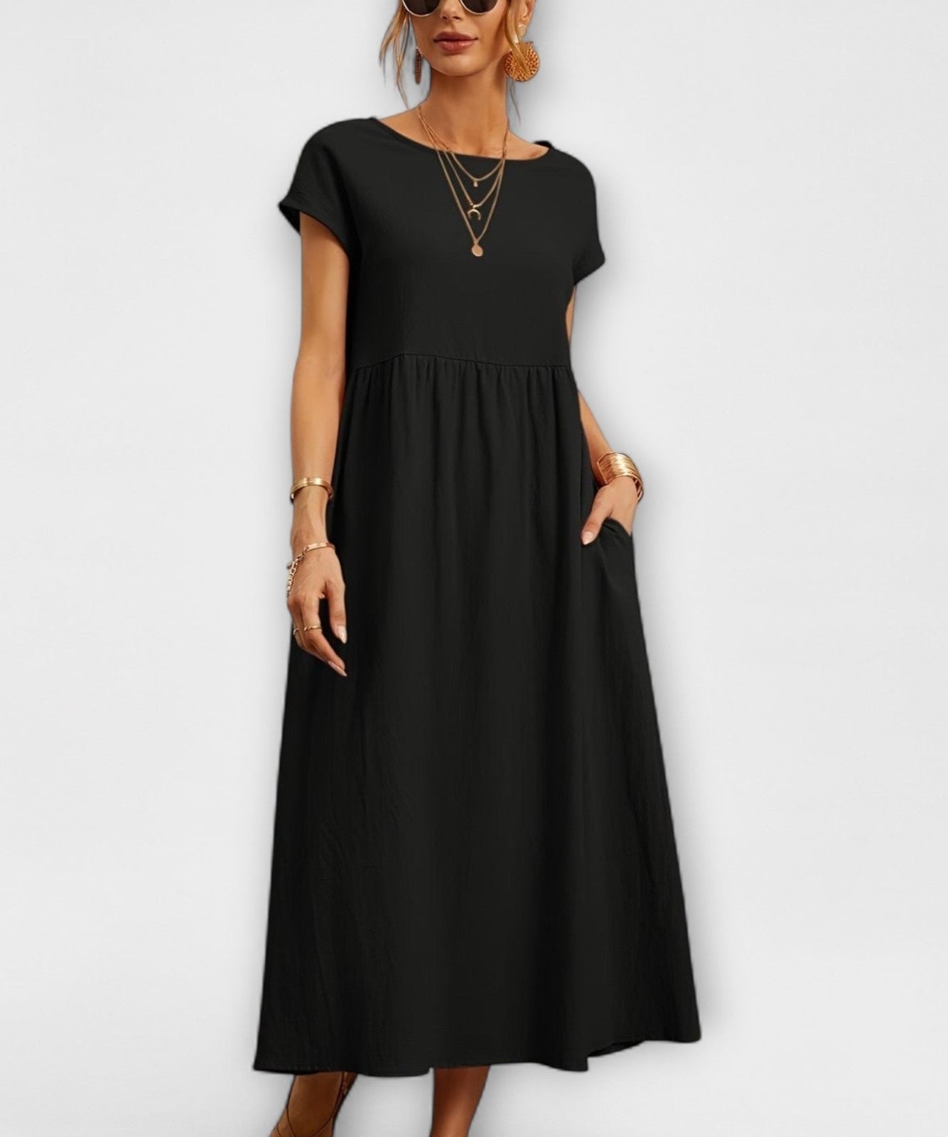Paula | Vestido de Verão com Bolsos