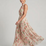Aurelle | Vestido Midi Floral com Alças