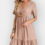 Raquel | Vestido Decote V Floral Verão